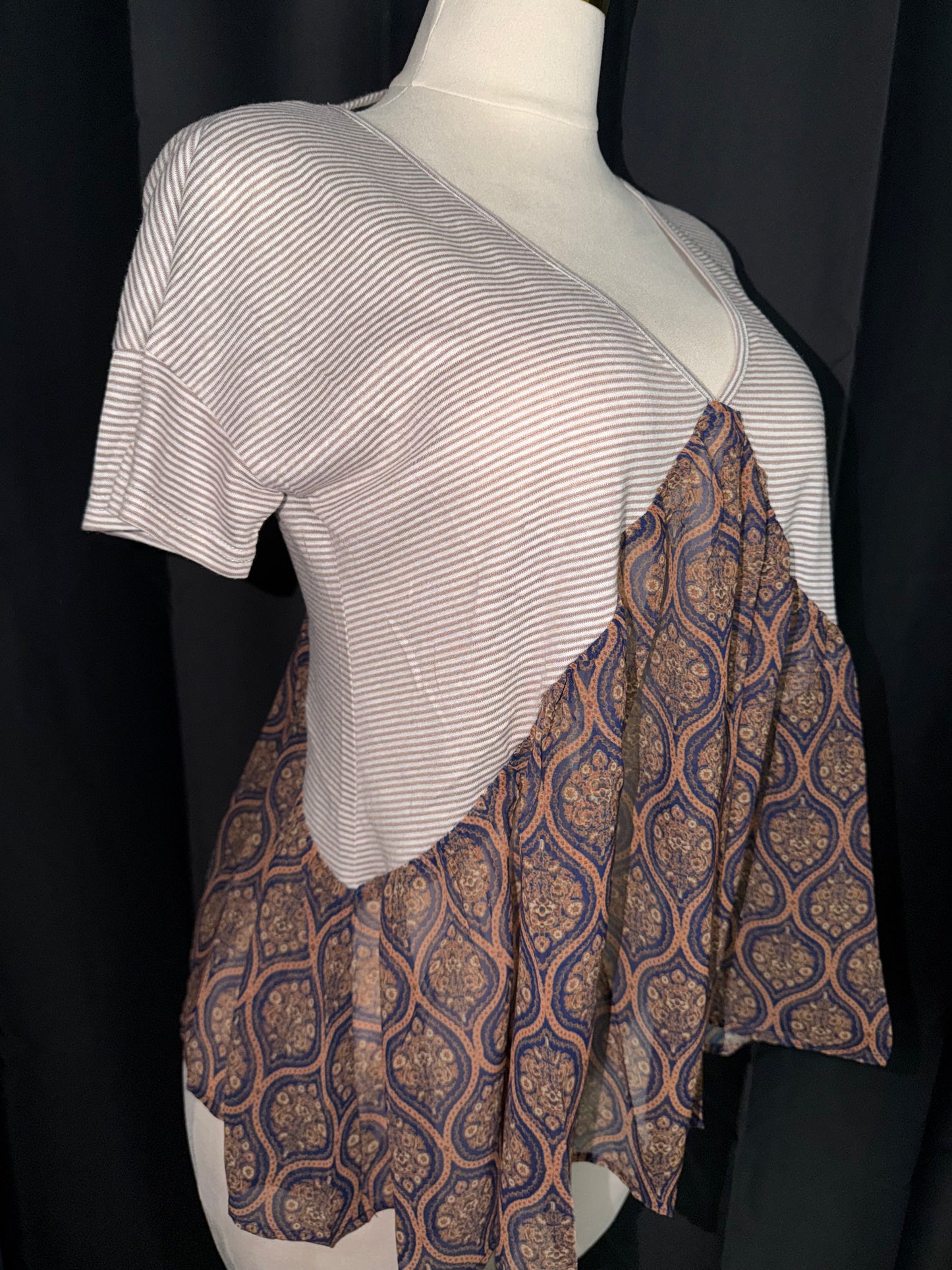 Blusa Boho Chic Con Detalle Paisley