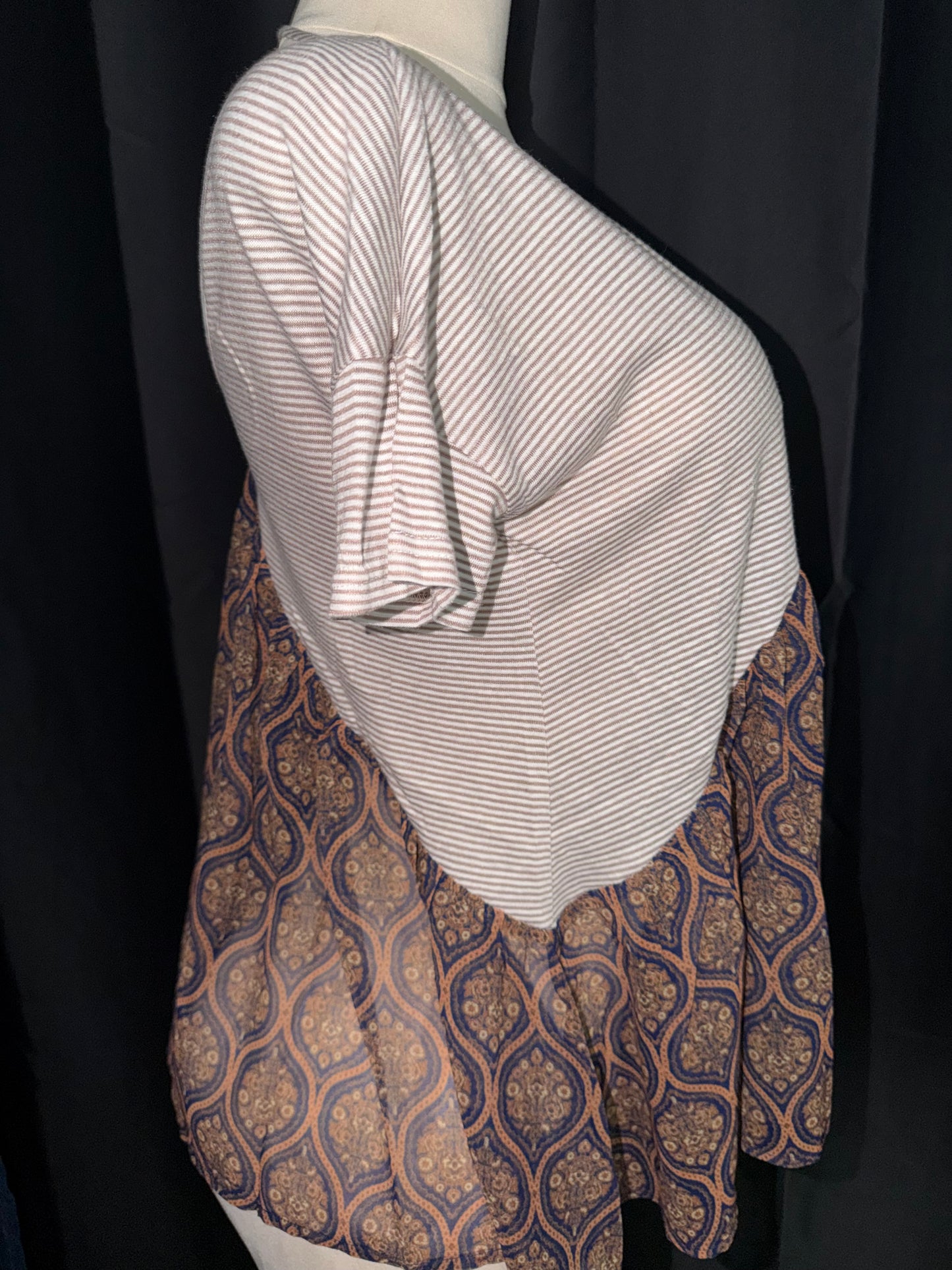 Blusa Boho Chic Con Detalle Paisley